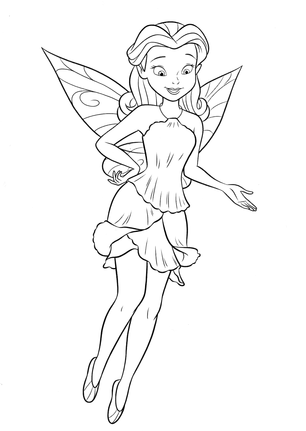 Coloring page - Fairy Rosetta
