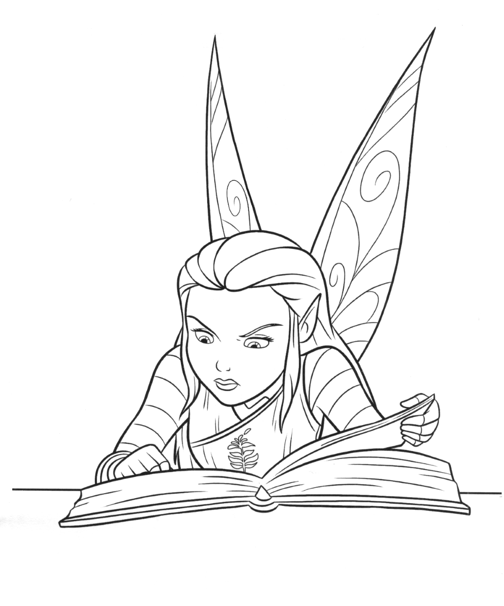 Coloring page - Fairy Huntress