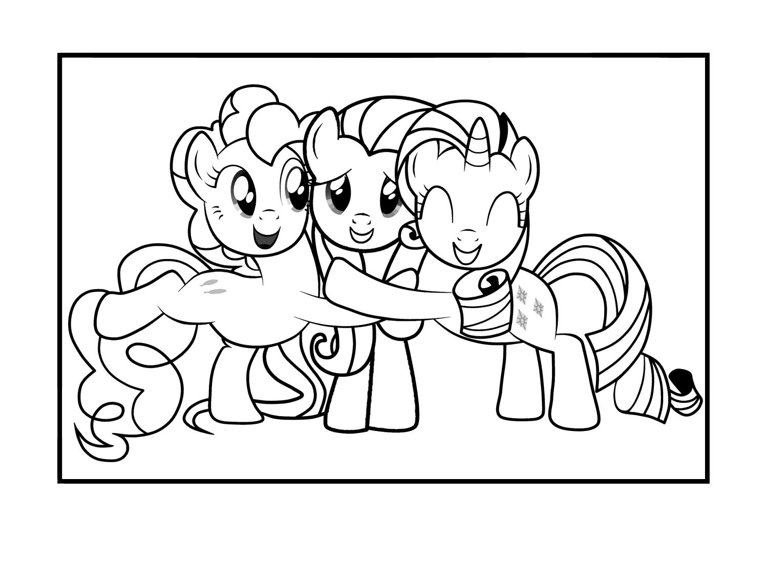 coloring page  pinkie pie and friends