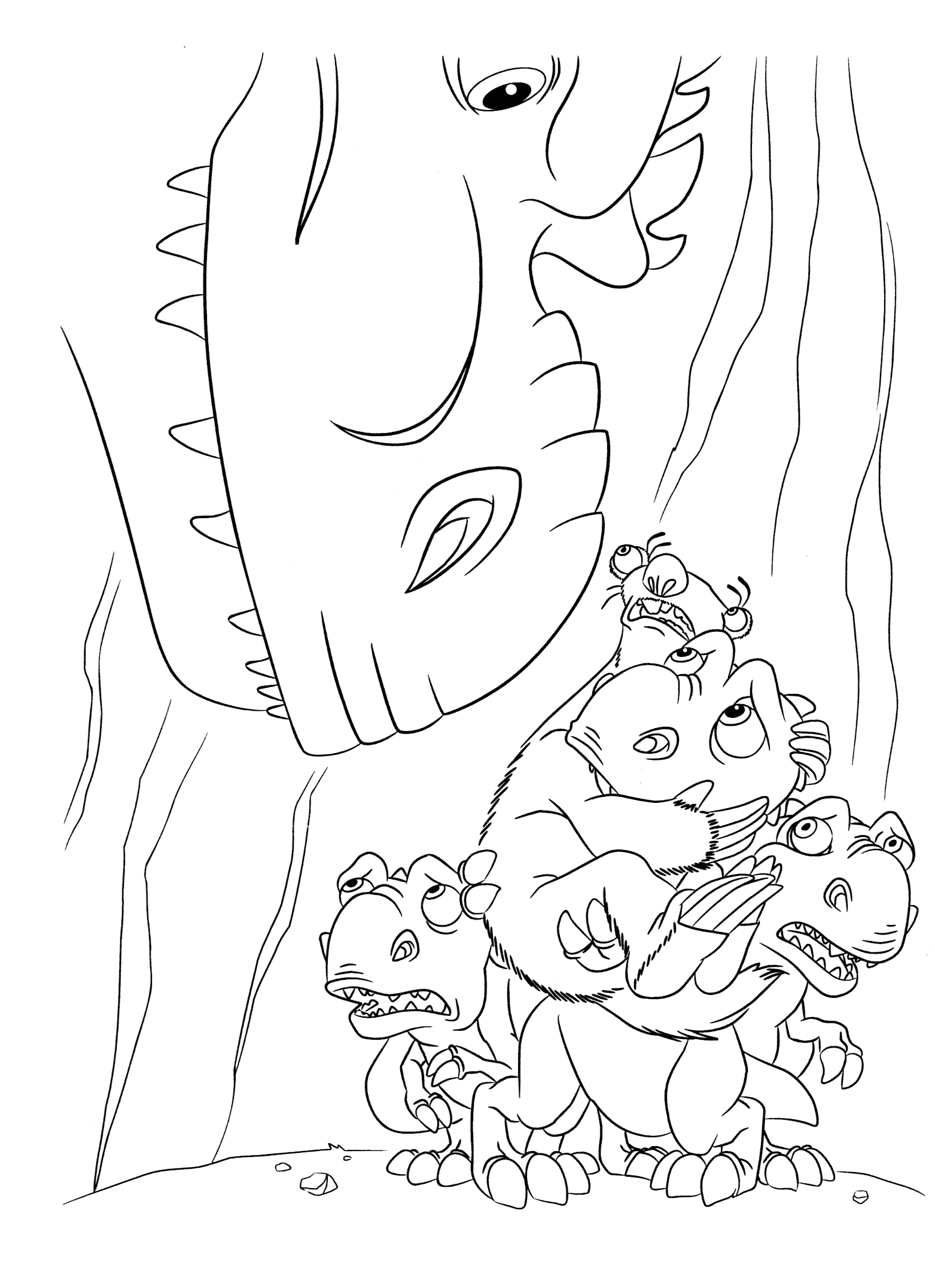 ice age coloring pages sid - photo #36