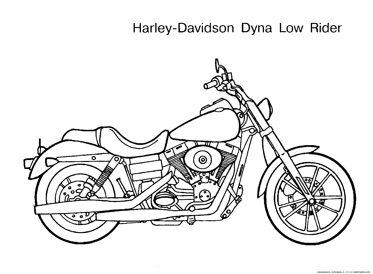 Coloring page - The motorcycle is not easy to choose