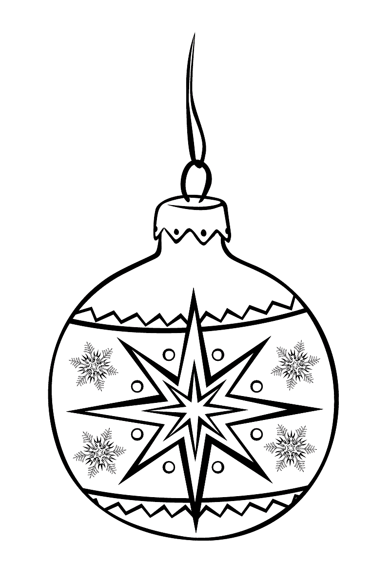Coloring page - Festive Balloon