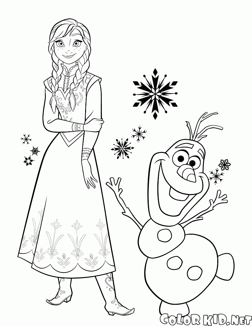Queen Elsa Coloring Pages : Queen Elsa Make Barrier From Ice Coloring