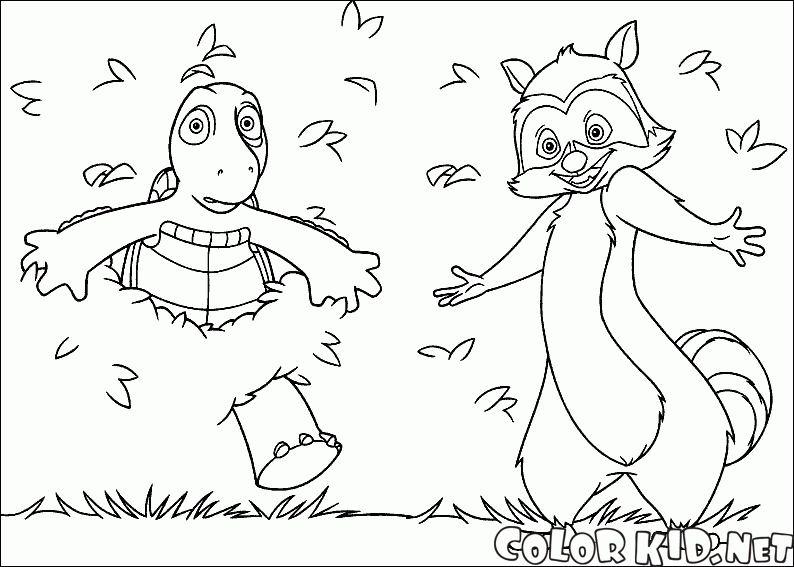 a turtle tale coloring pages - photo #30