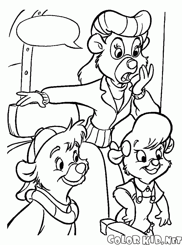 tailspins coloring pages - photo #38
