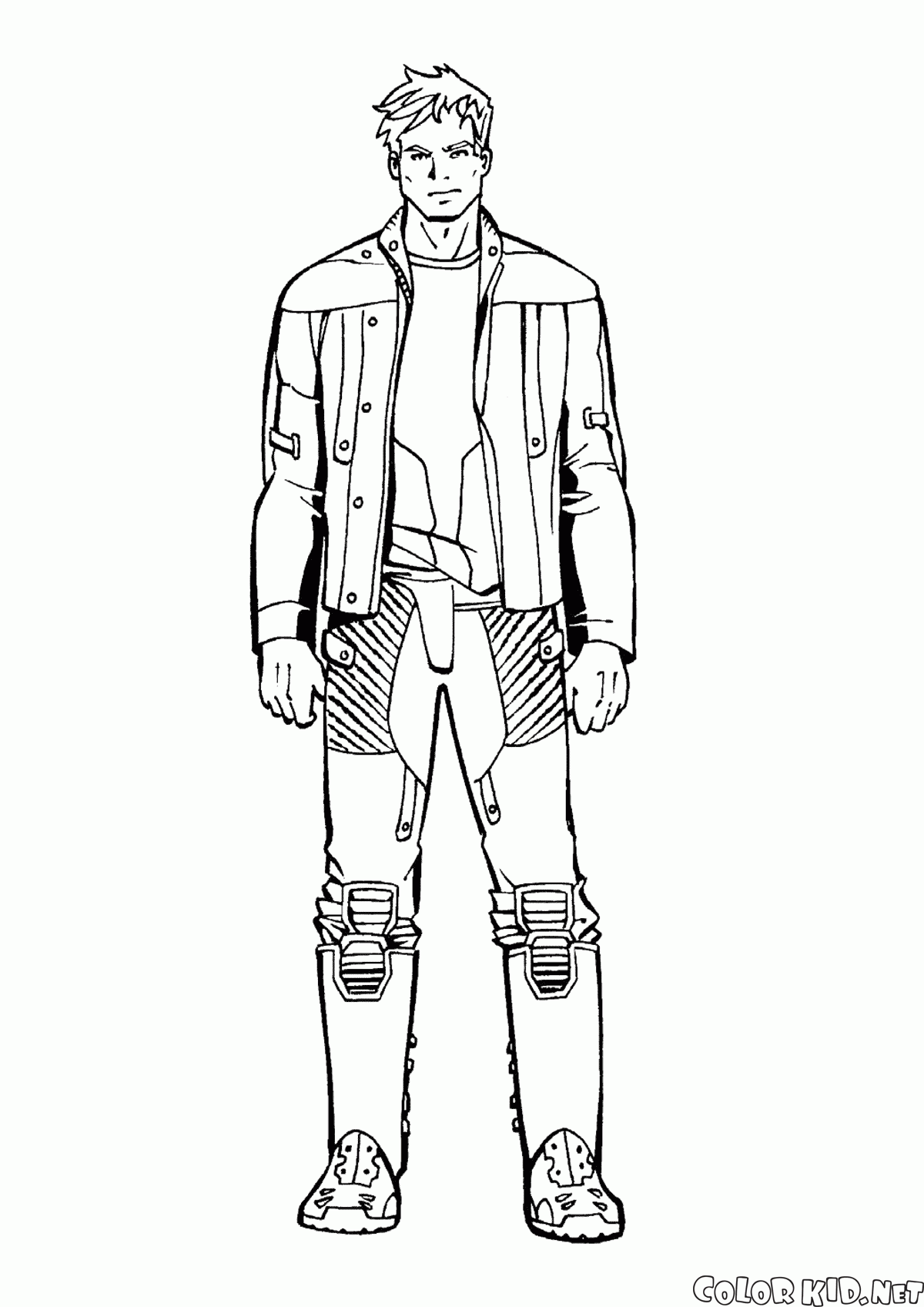 Coloring page   Star Lord