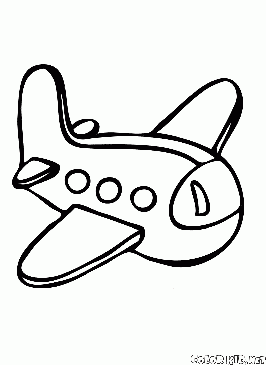 Coloring page - Toy Plane