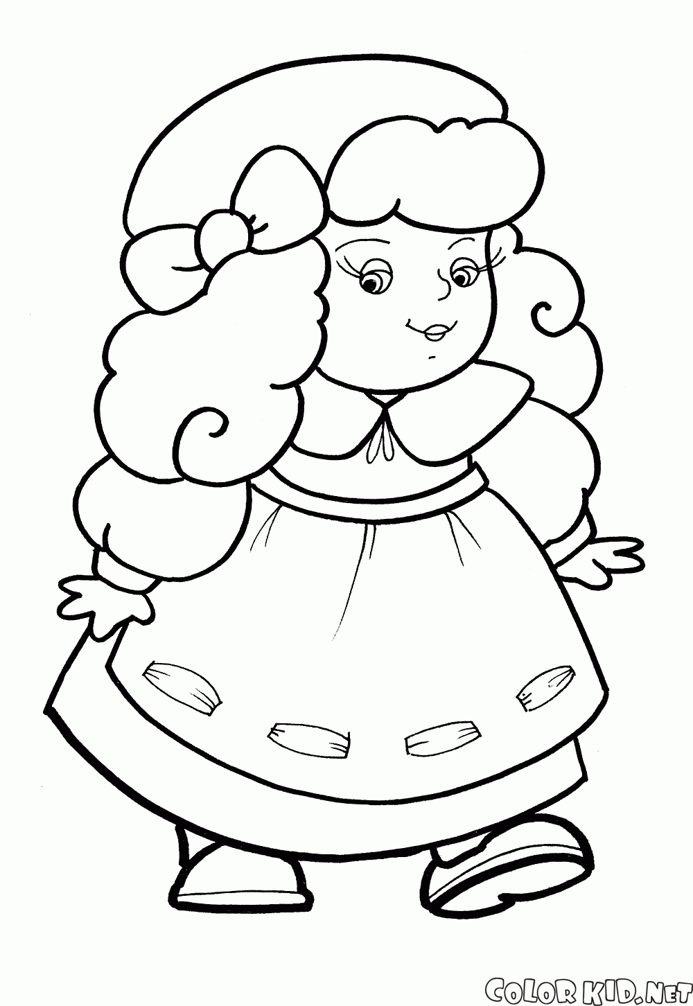 Coloring page - Rabbit with carrot