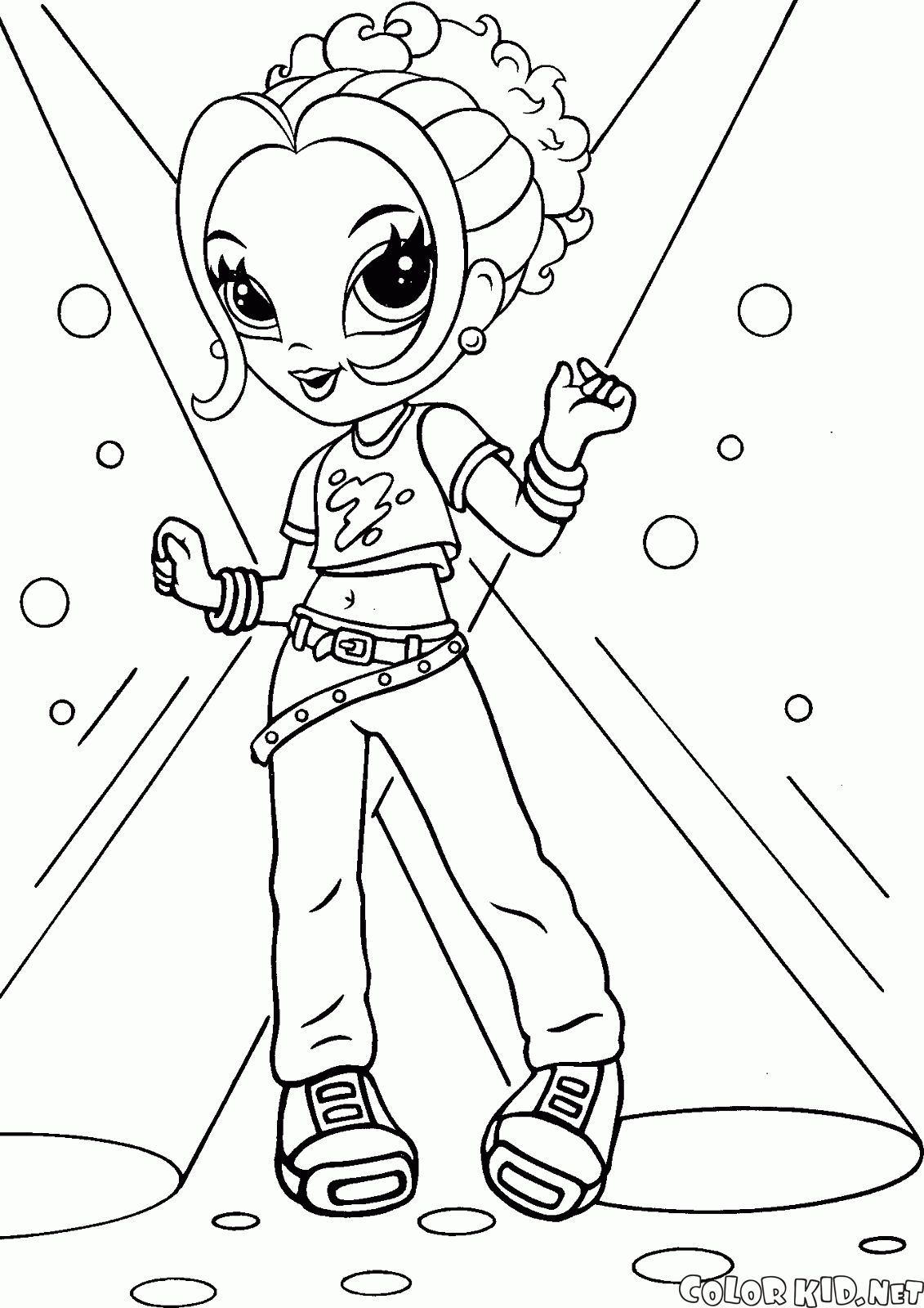 make up coloring pages for girls - photo #12