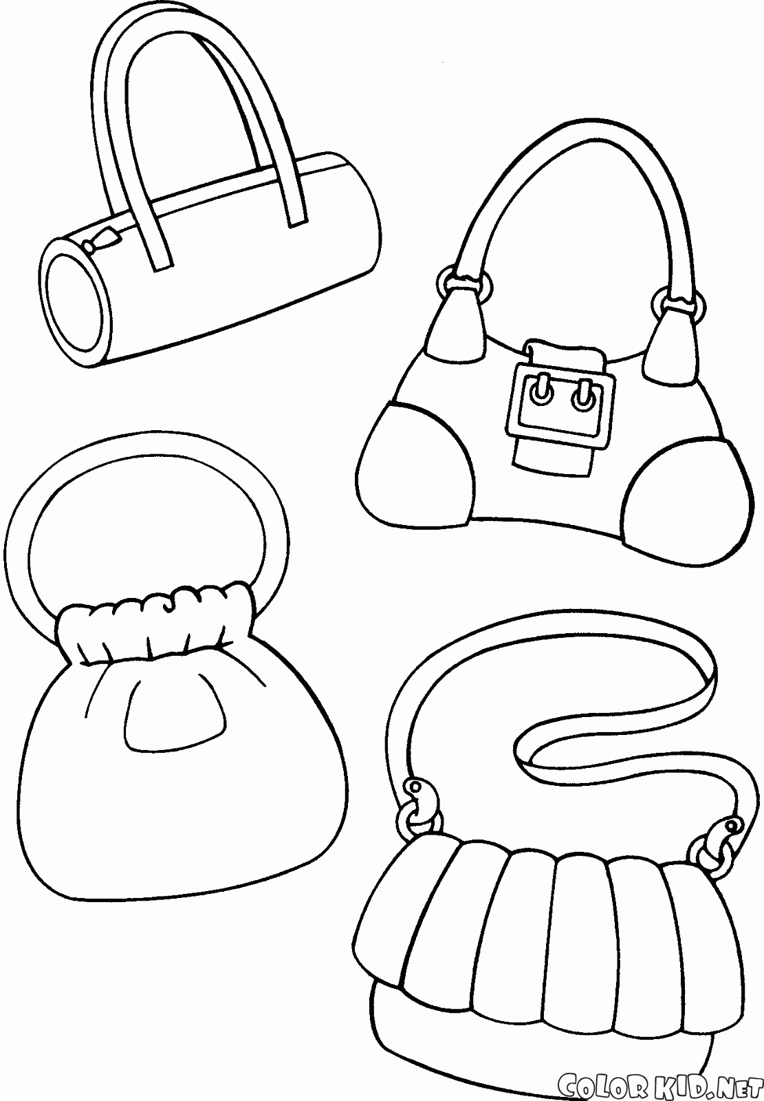 accessory coloring pages - photo #30