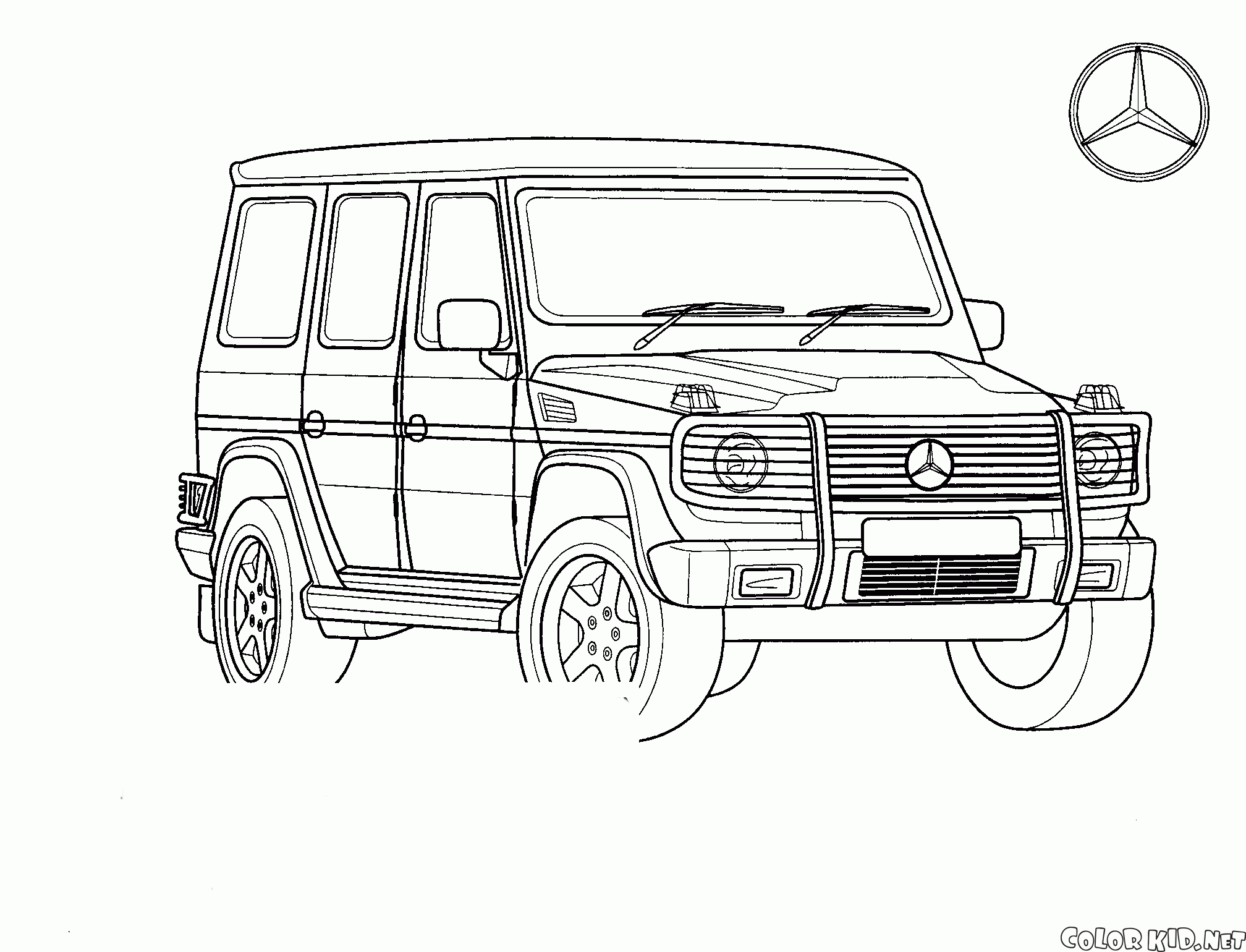 Coloring page - Jeep Nissan