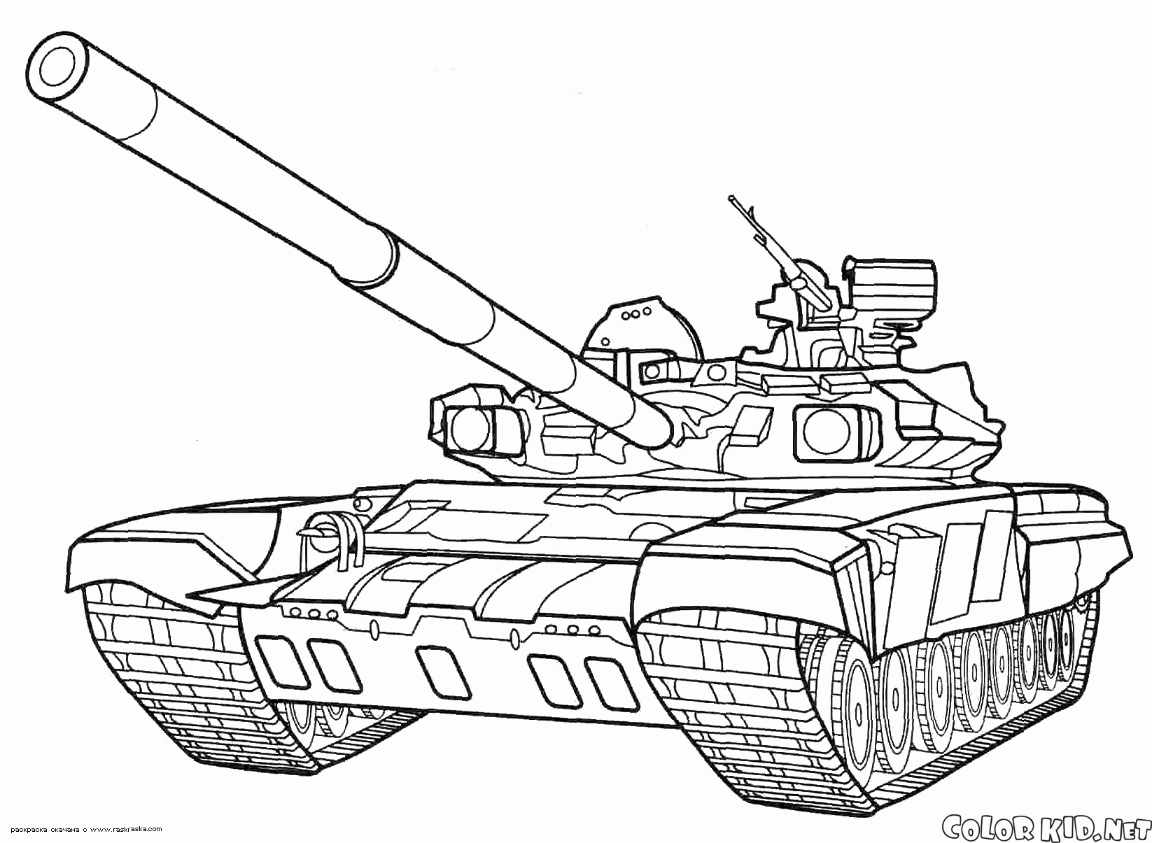 Coloring page - Chinese tanks