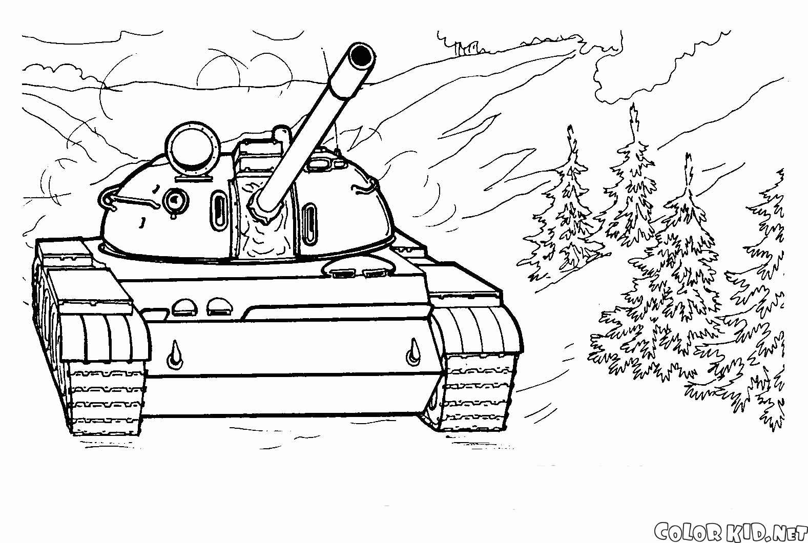 war tanks coloring pages - photo #11