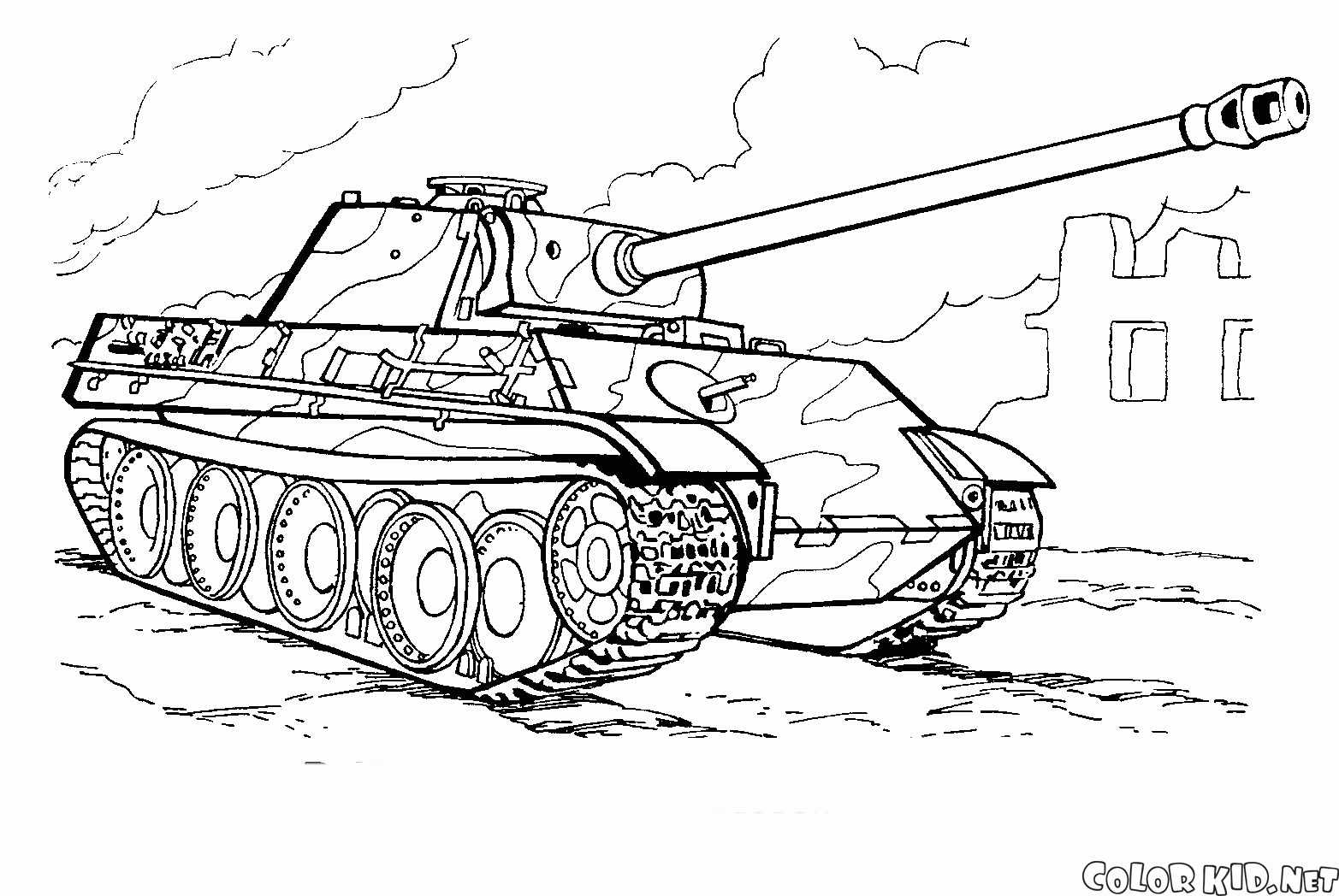 tanks coloring pages - photo #6