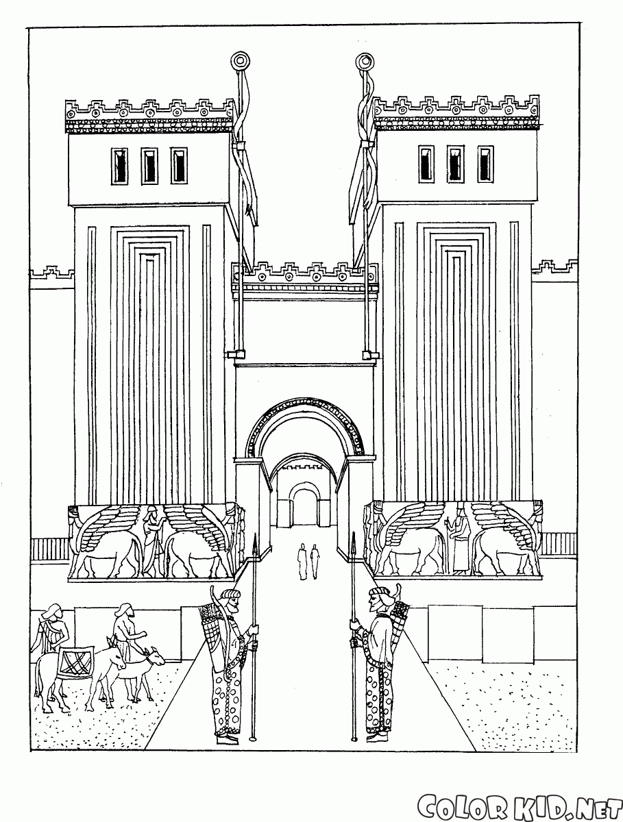 david building temple coloring pages - photo #32