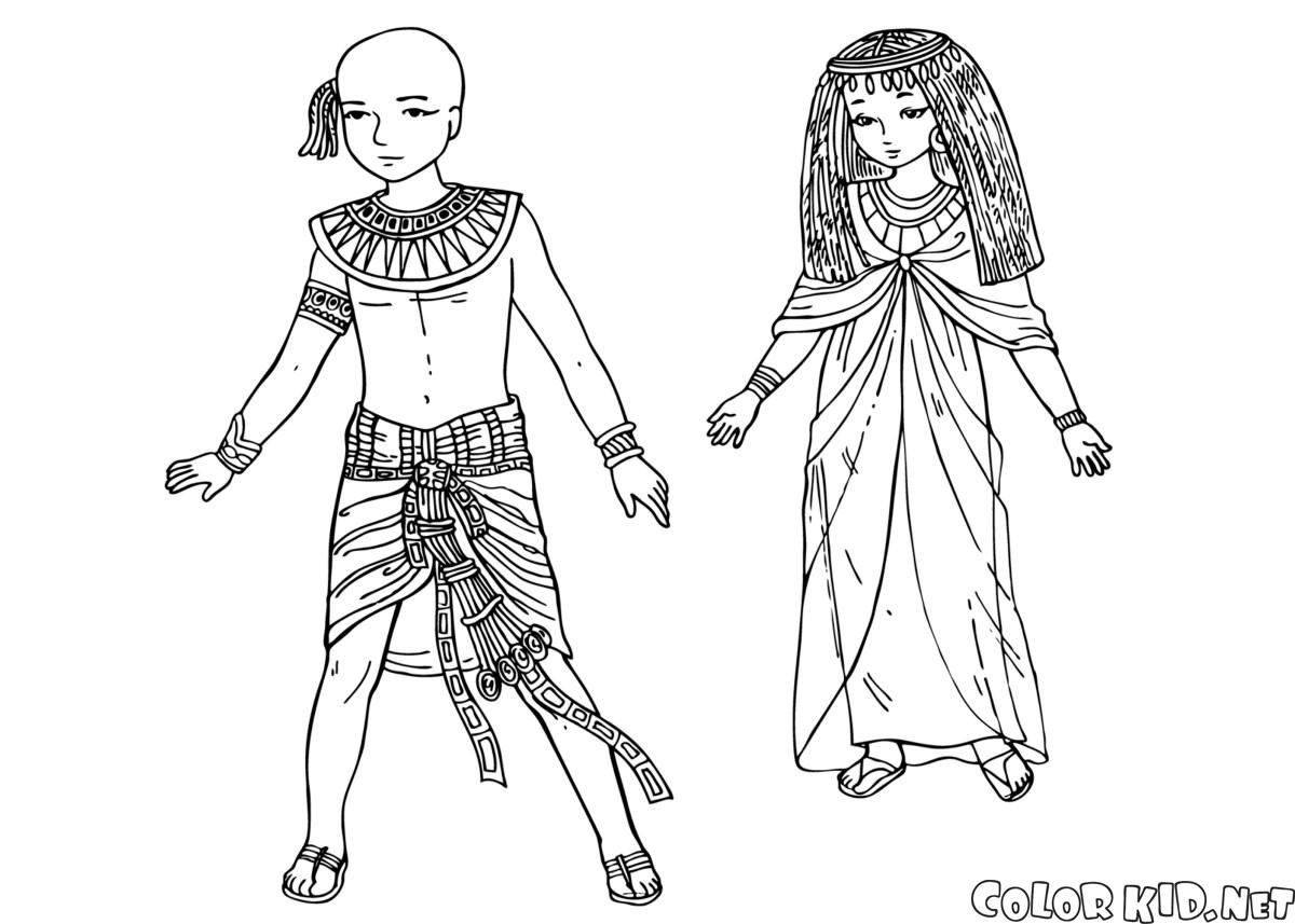 Coloring Page Children Of Ancient Egypt Coloring Page Children Of Ancient Egypt