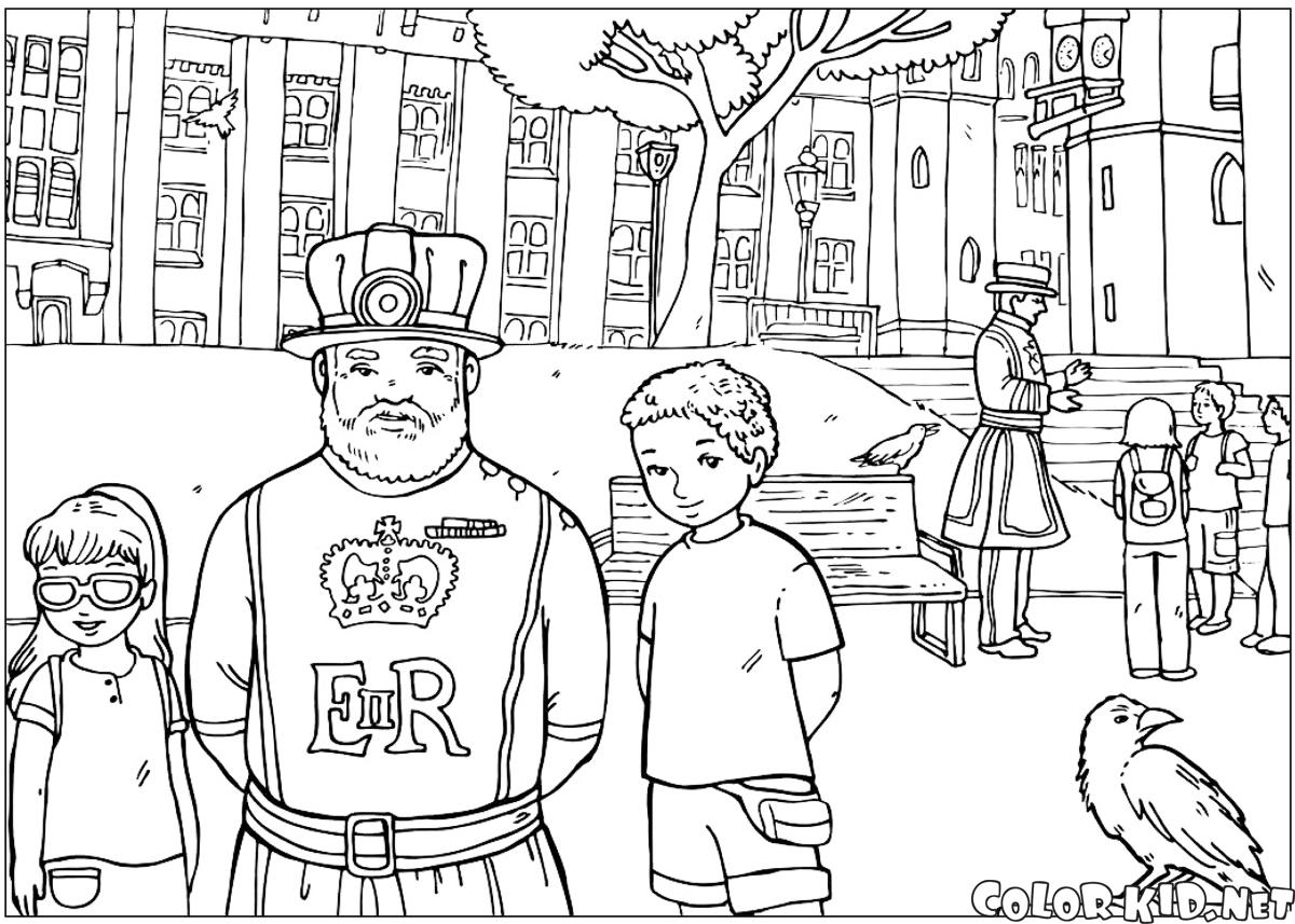 Coloring page - Tower Of London