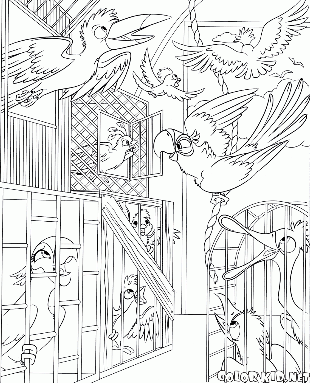 Coloring page - Rio