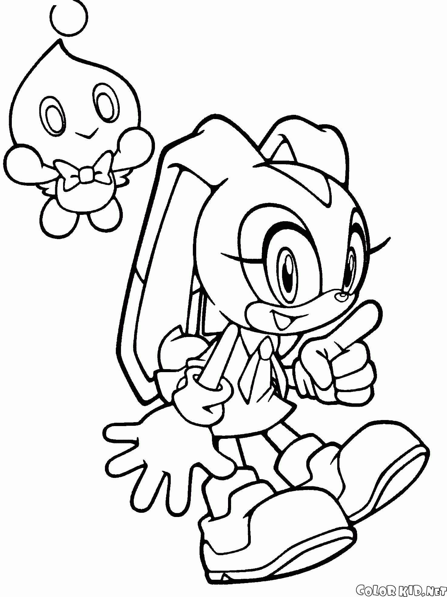 Coloring page   Sonic X