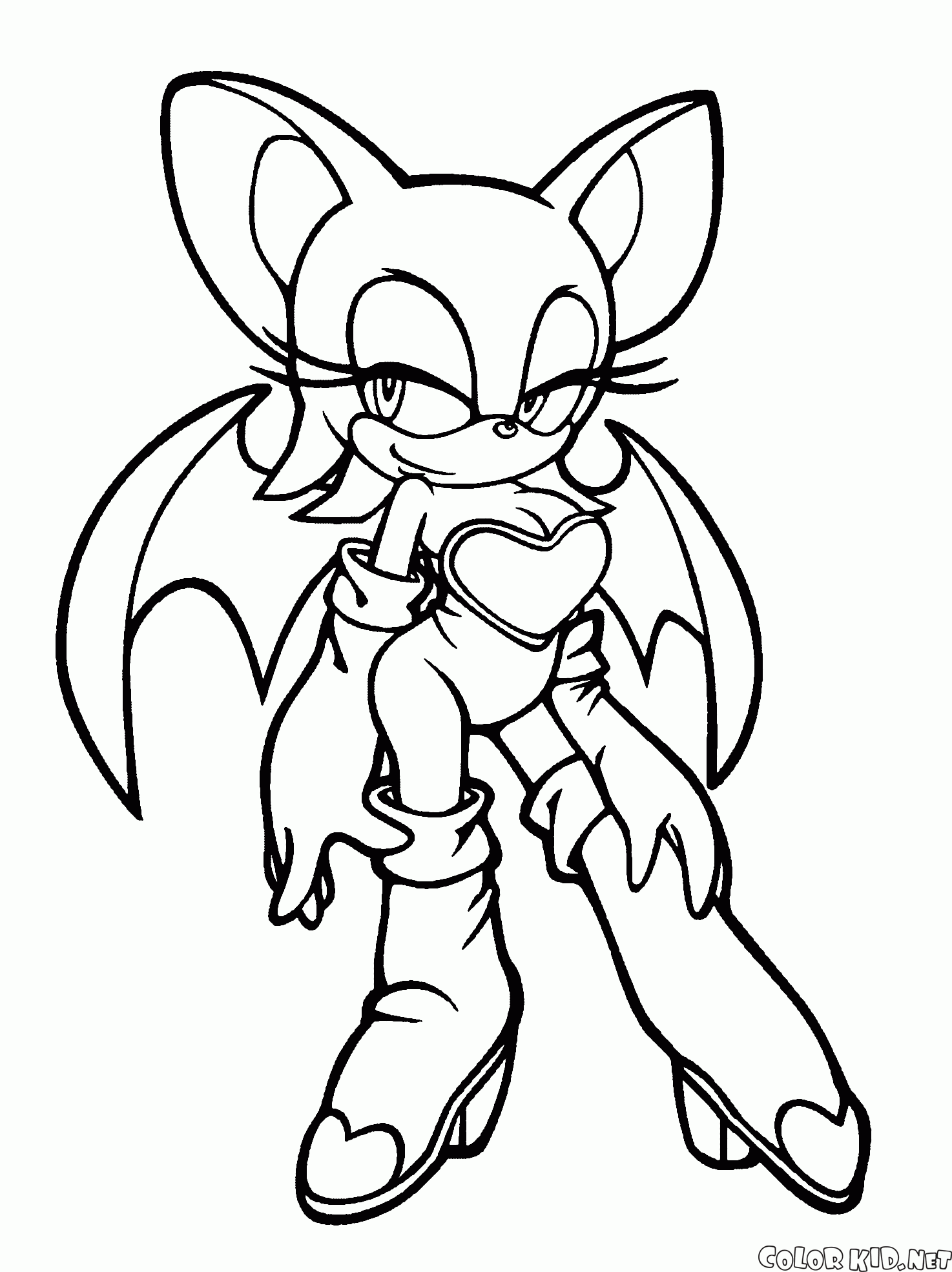 Coloring page - Sonic X