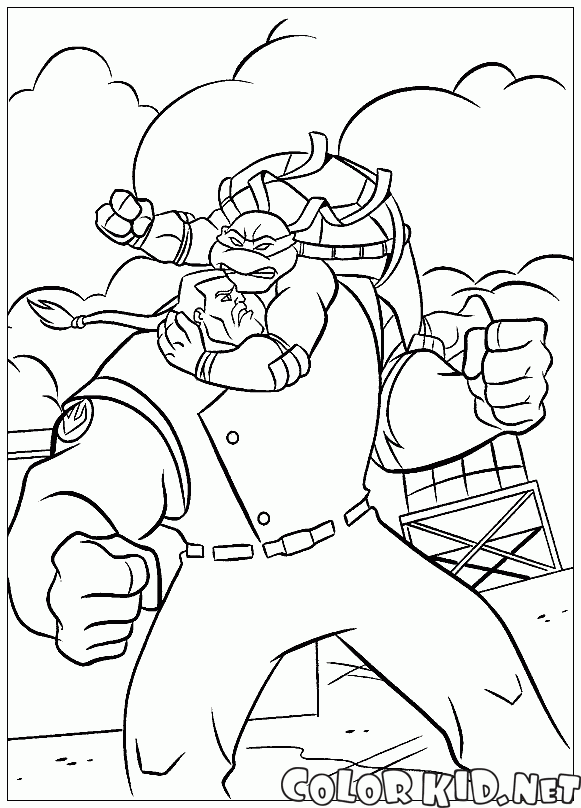 Coloring page - Ninja Turtles