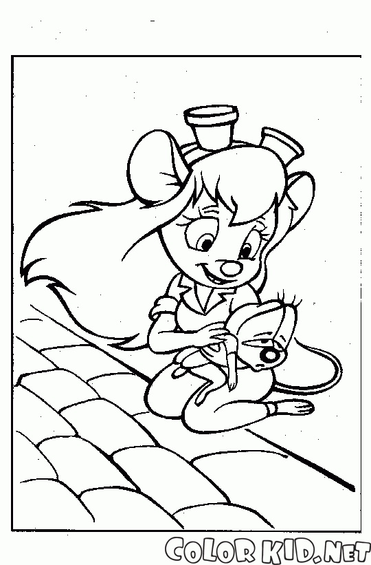 Coloring page - Chip and Dale Rescue Rangers