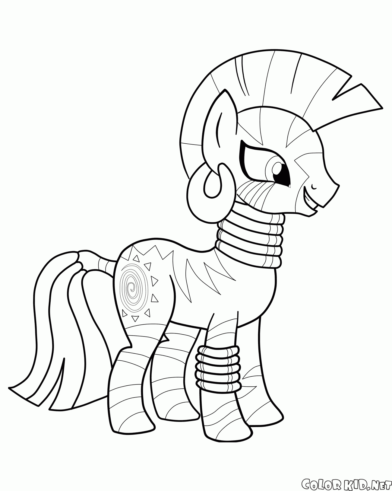 Coloring pages Royal pets Little Scootaloo