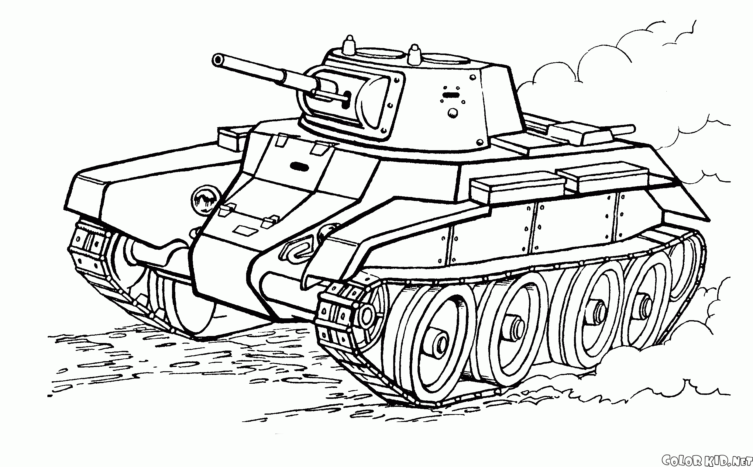 tanks coloring pages - photo #22