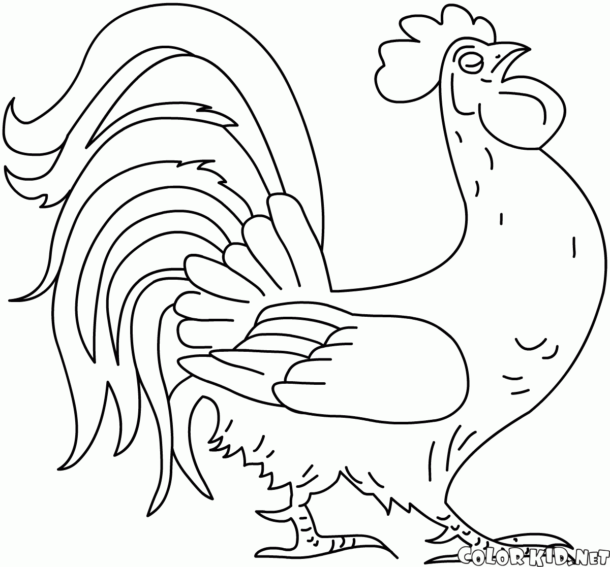 Coloring page Domestic animals