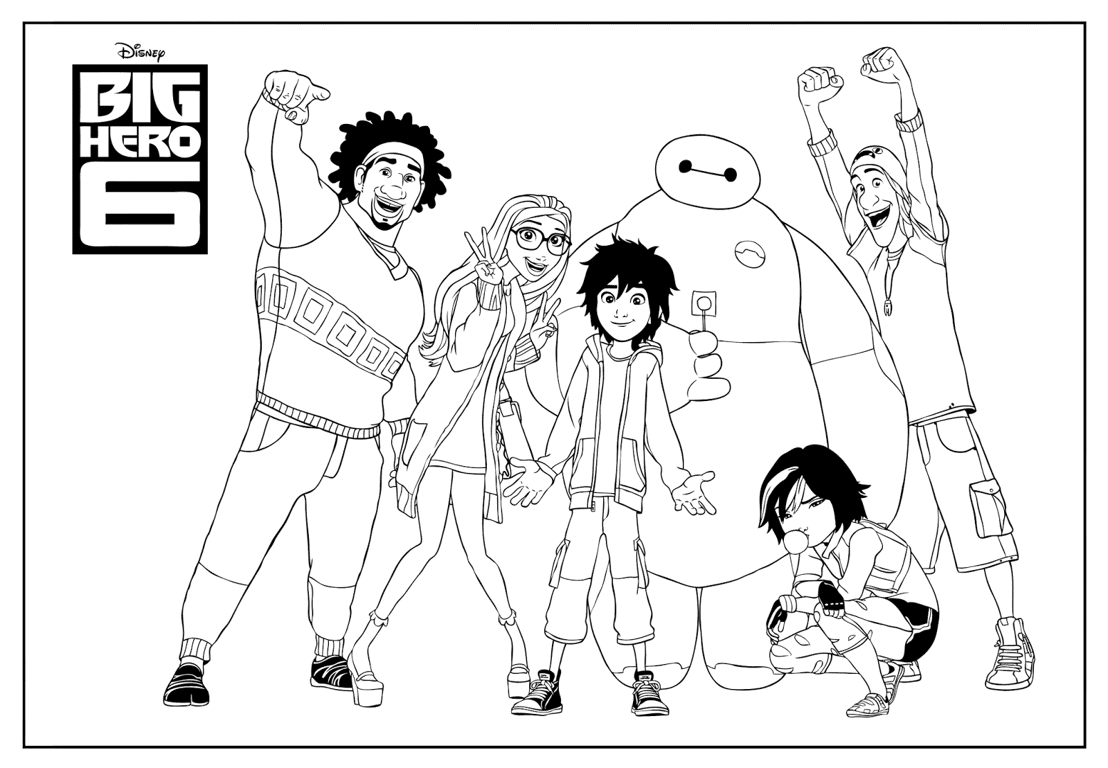 Coloring page - Hero 6