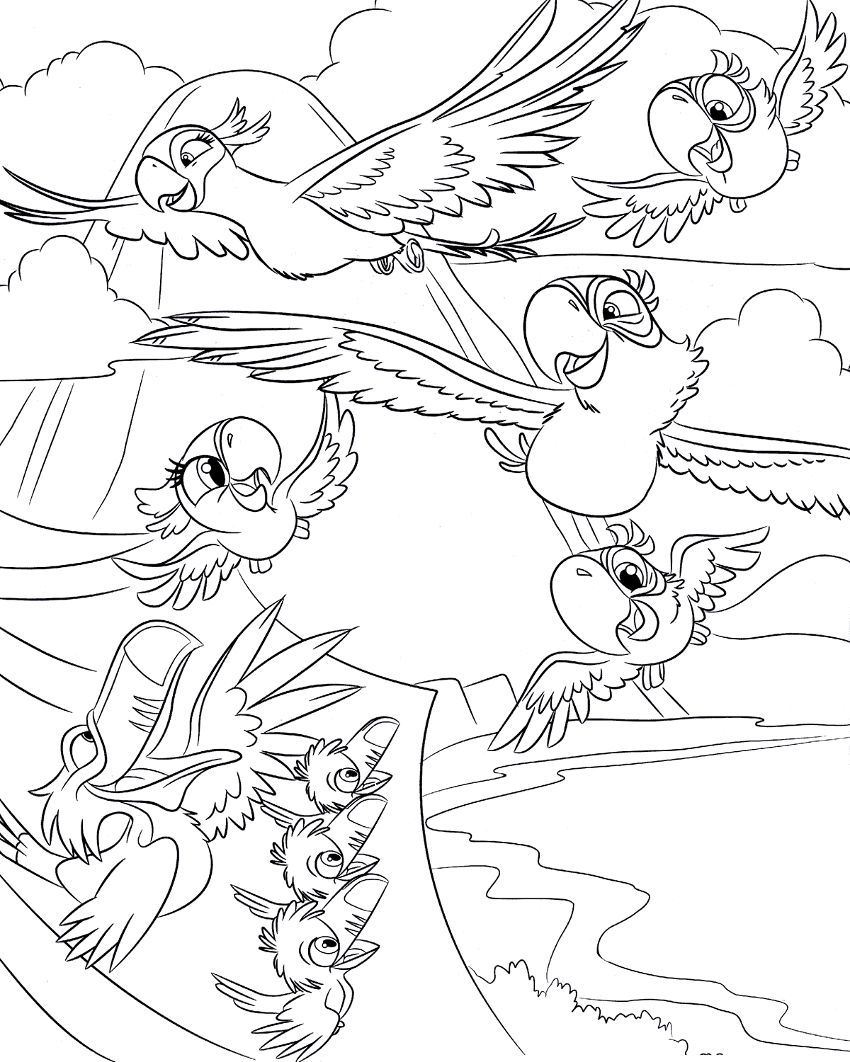 Coloring page - Babies