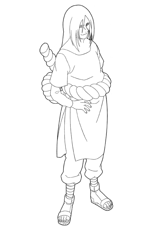 Coloring page - Orochimaru