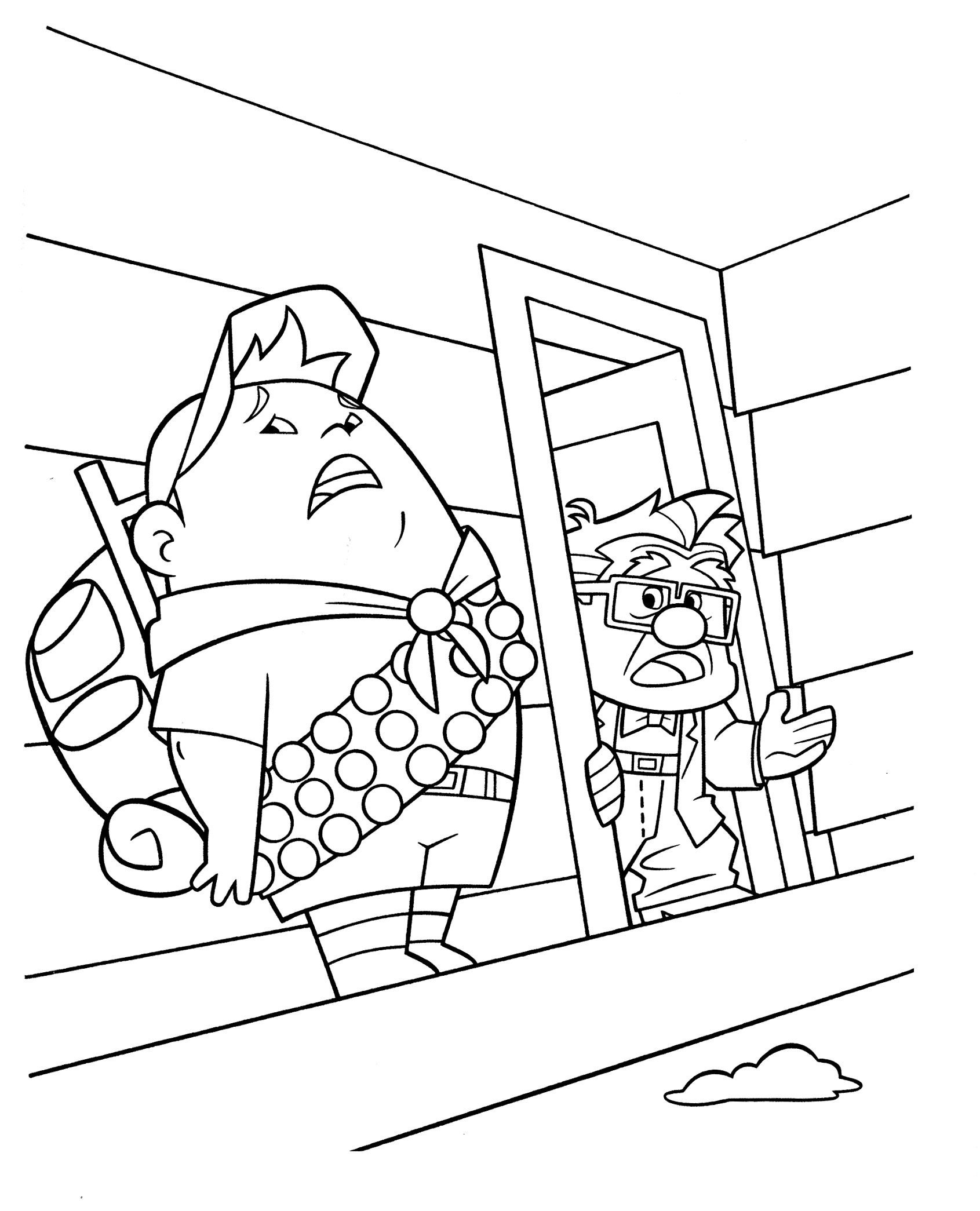 Coloring page - Again Russell