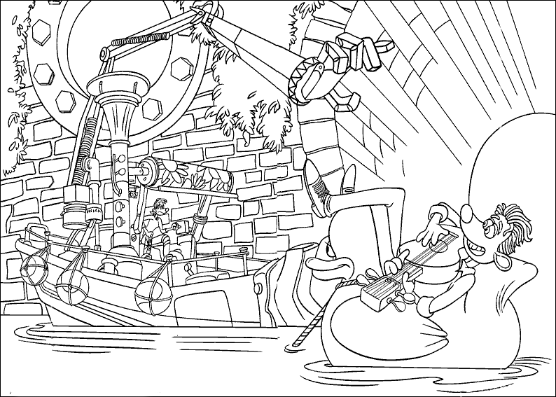 Coloring page - Musician Roddy