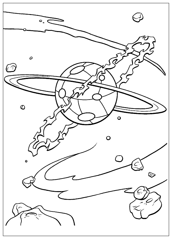 coloring page treasure planet