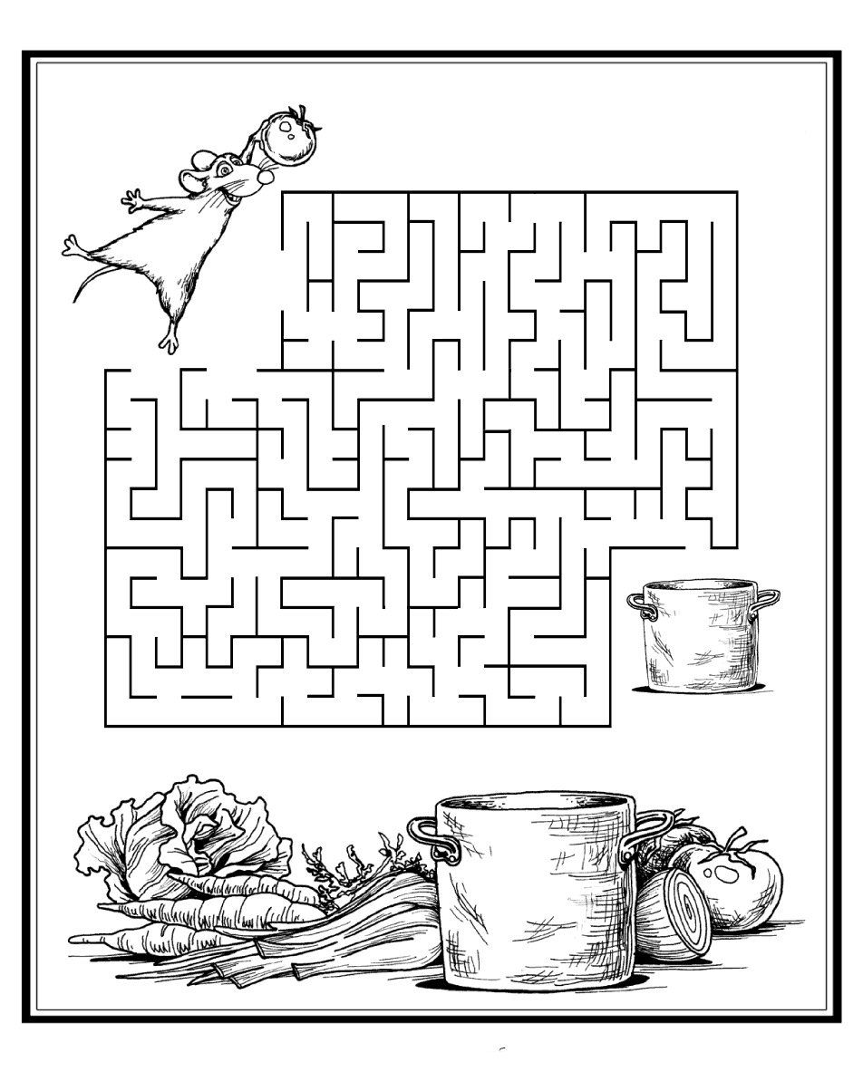 Coloring page - Labyrinth Remy