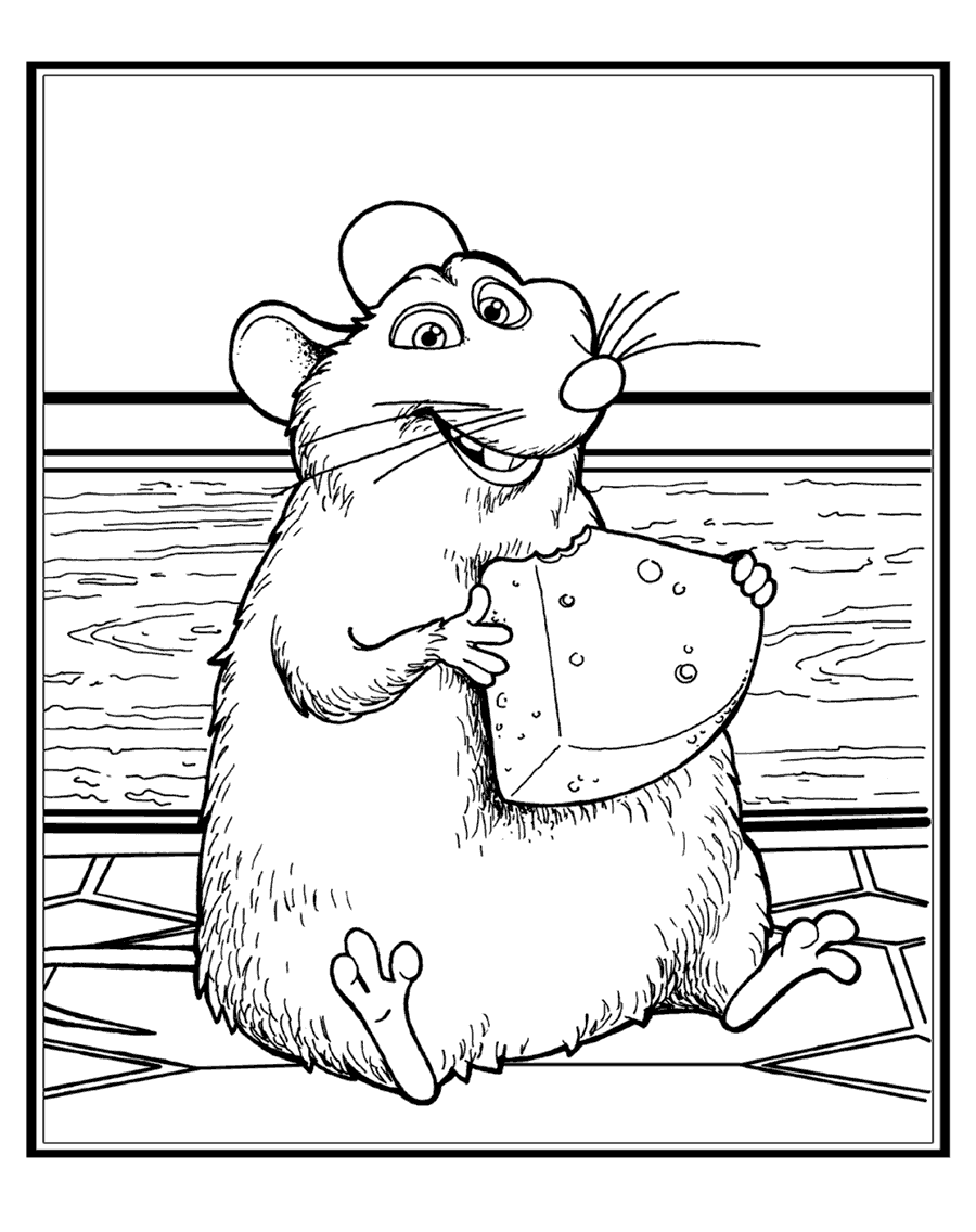 Coloring page - Emile Cousin Remy