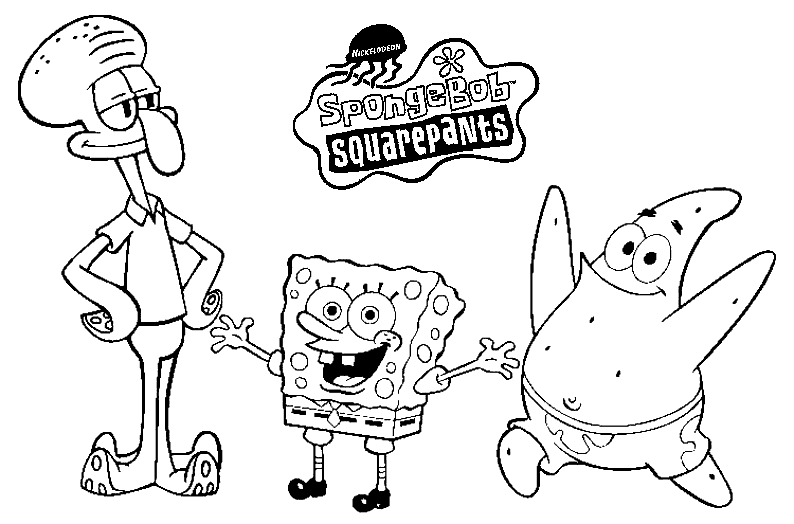 Coloring page - Friends