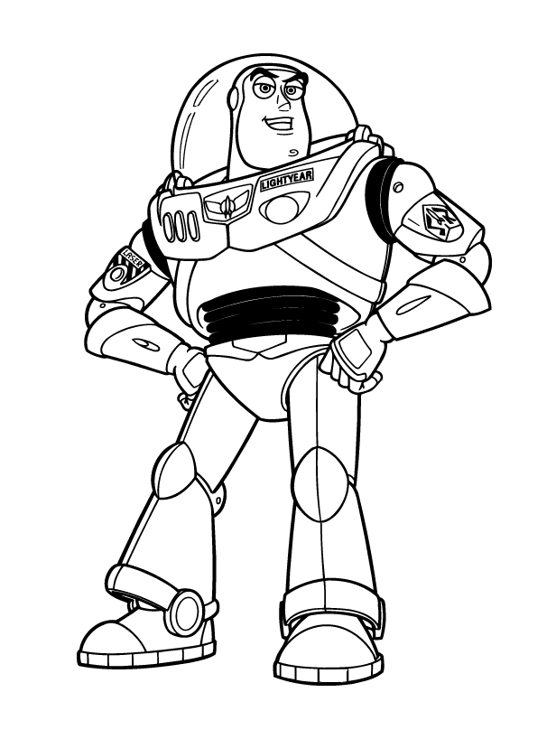 Coloring page - Toy astronaut