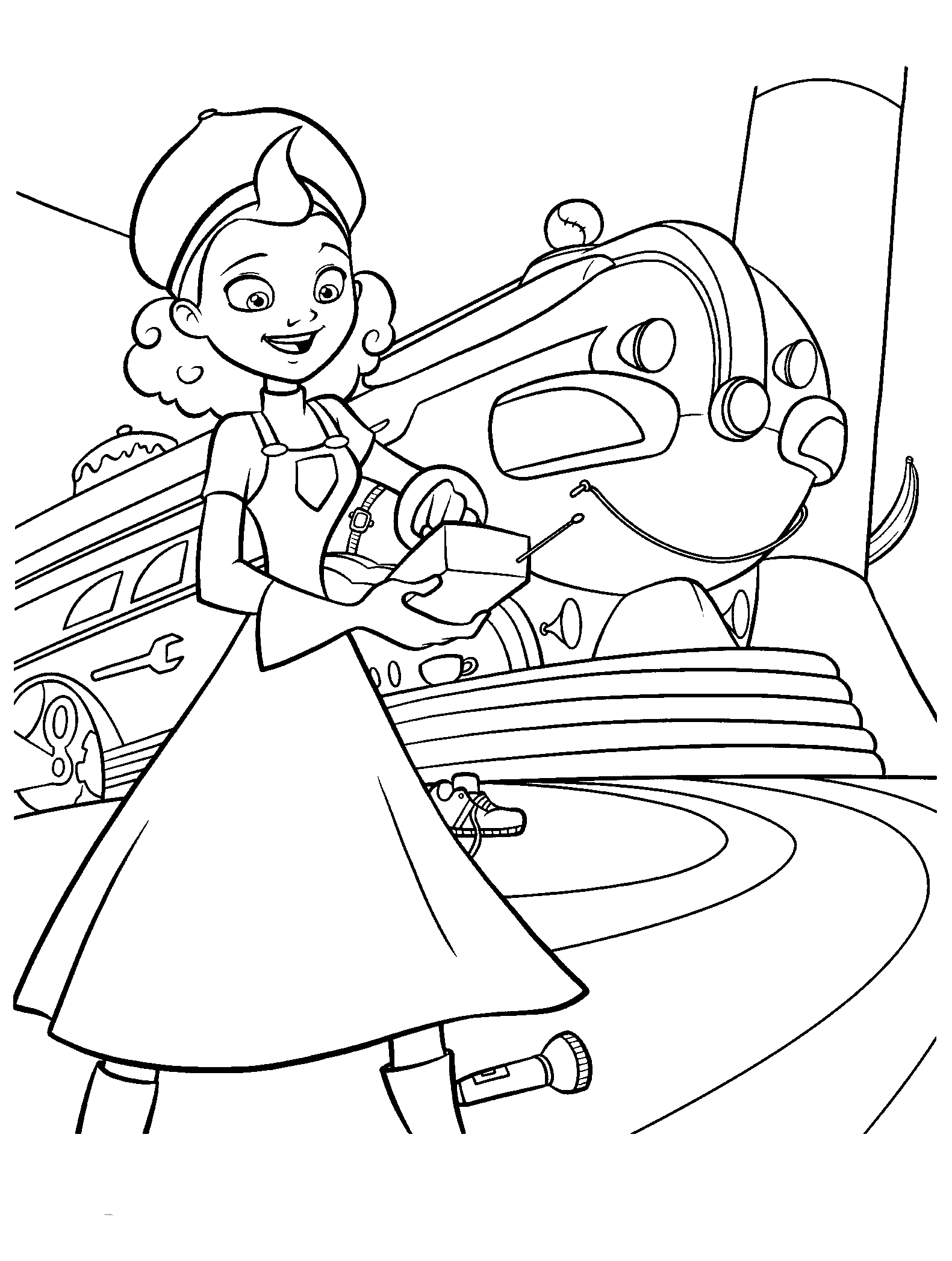 Coloring page - Lewiss locomotive