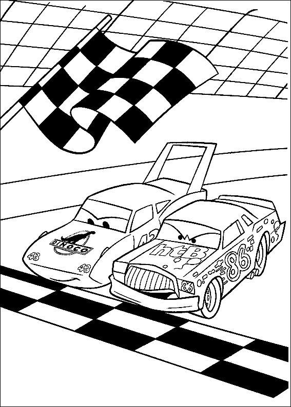 Coloring page - Controversial finish