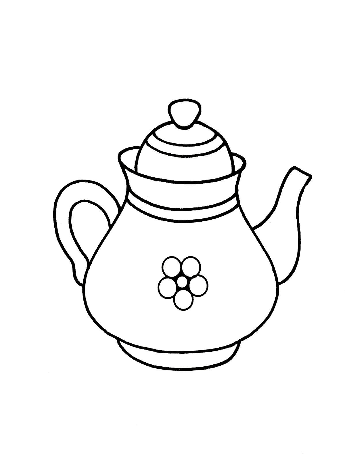 Coloring page - Teapot