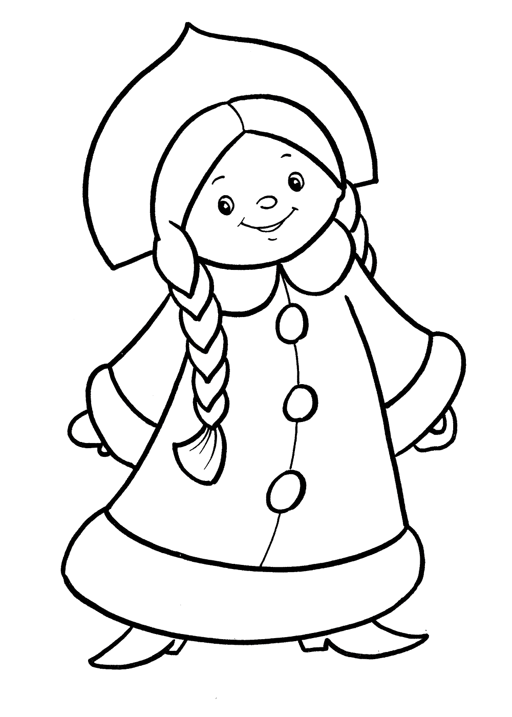 Coloring page - Toy Maiden