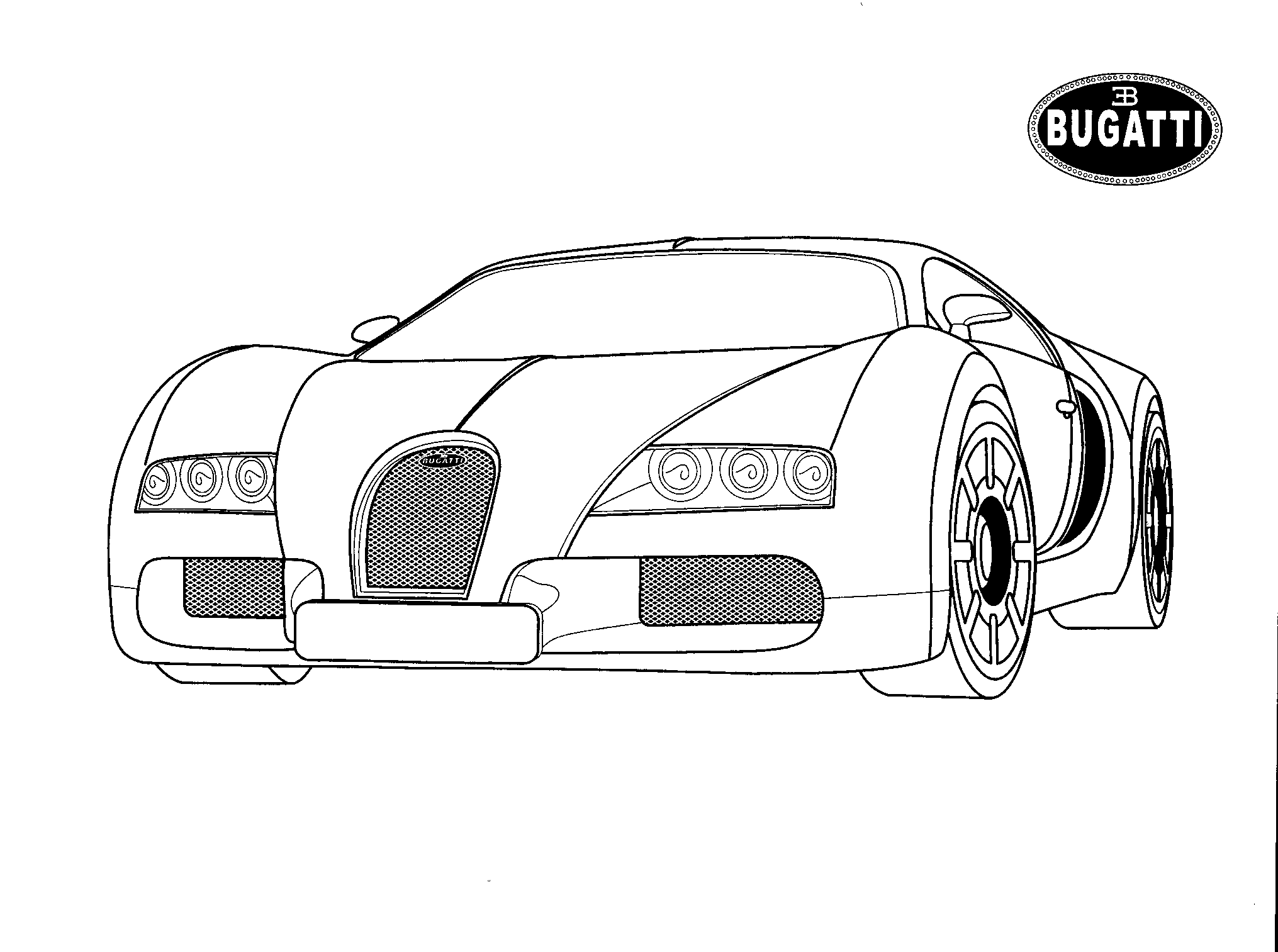 Coloring page - Bugatti (Italy)