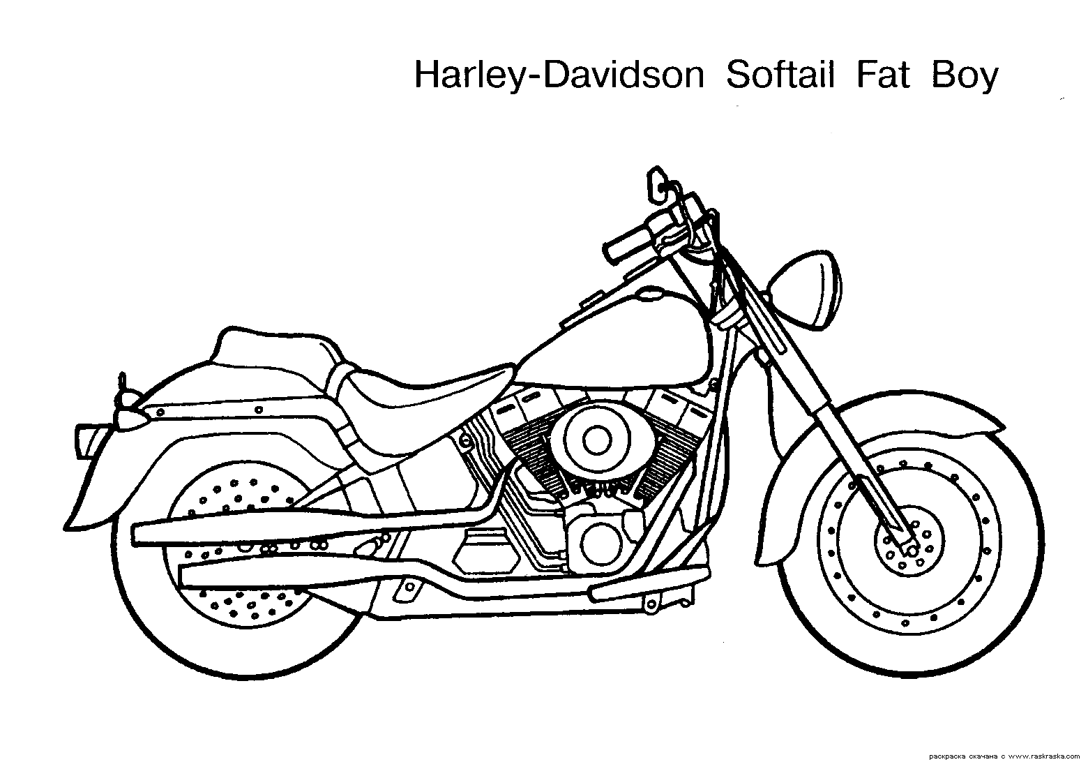 Coloring page - Power on two wheels