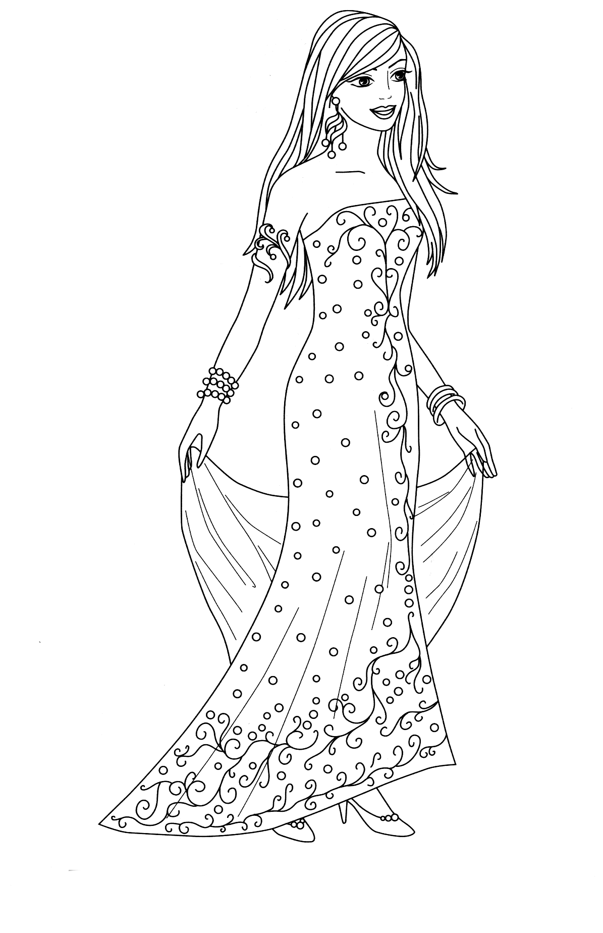 Princess Printable Coloring Sheets