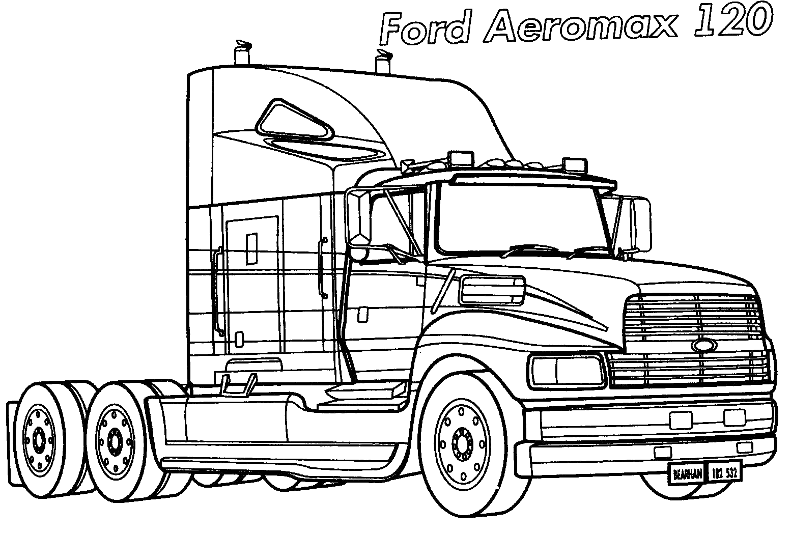 Coloring page - Ford Aeromaks 120