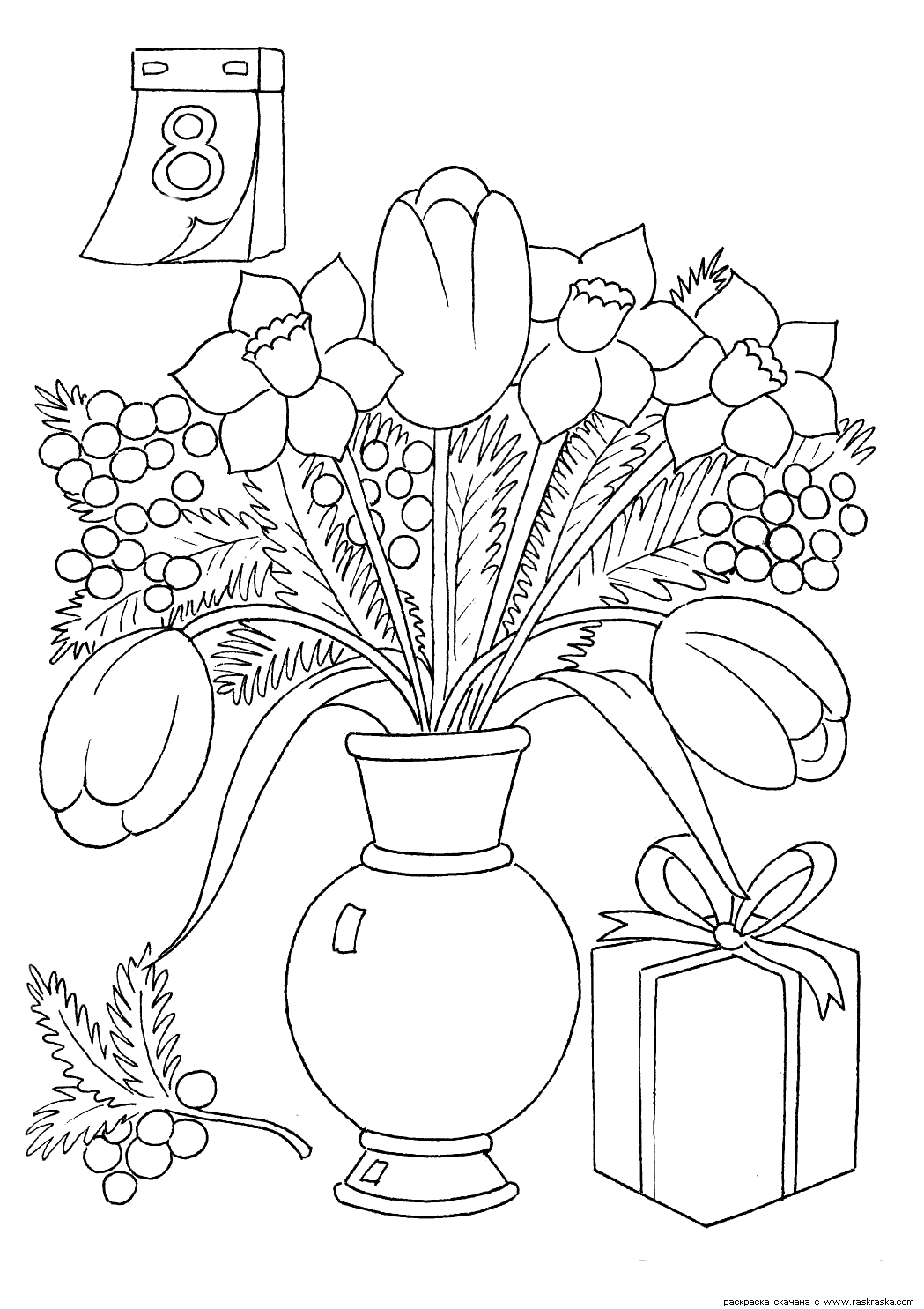 Coloring page - Womens Day