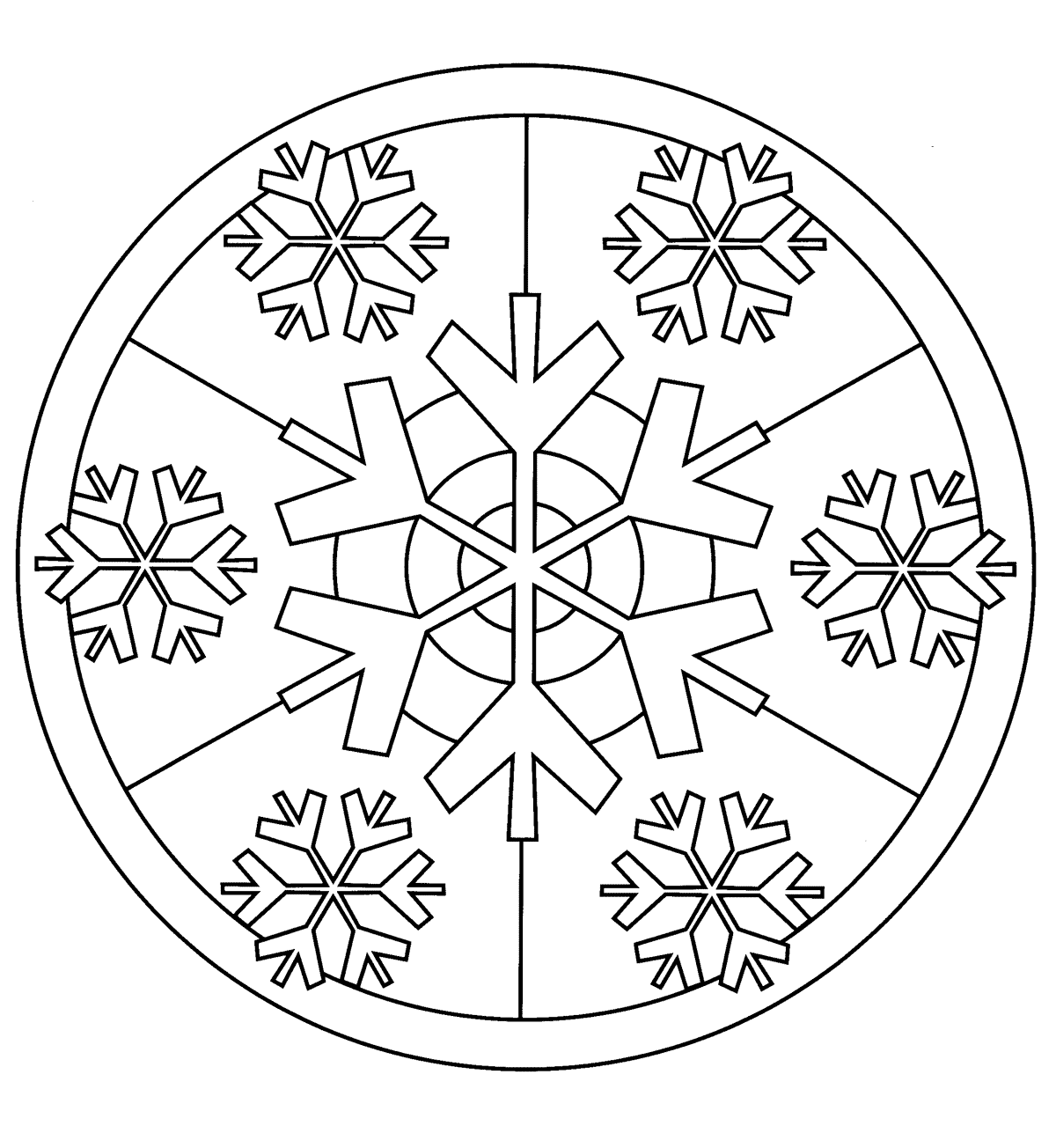 Snowflake Mandalas Coloring Book – Vermont Snowflakes