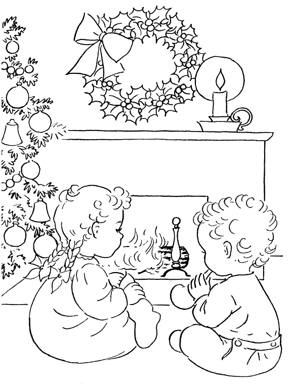 Download Coloring page - Cozy atmosphere